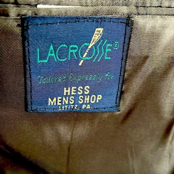 VINTAGE Tweed Jacket M Gray Barleycorn 100% Wool Donegal Blazer Sport Coat 43R - Picture 4 of 13